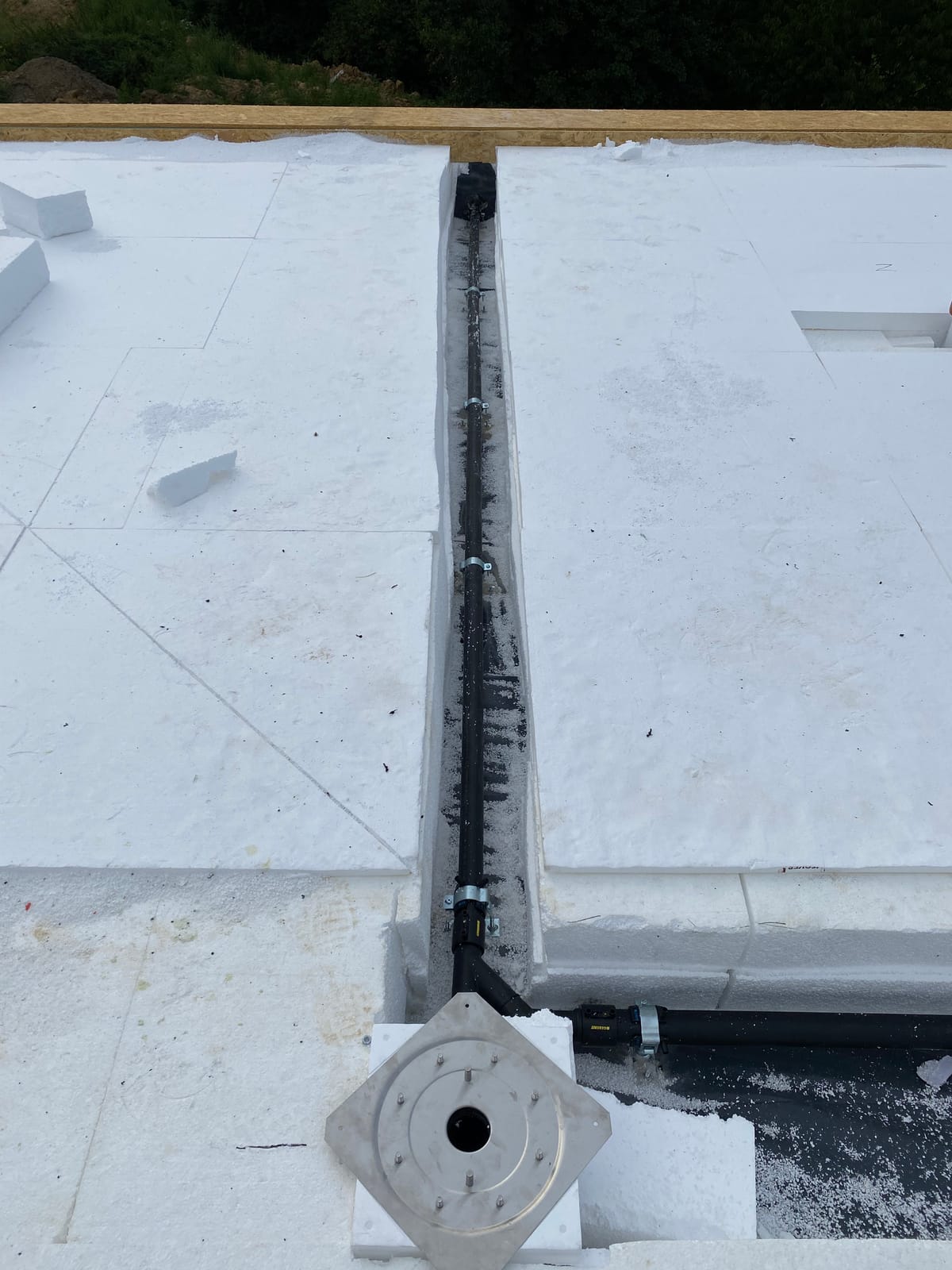 Odvodňovanie strechy — záber 1 z 6