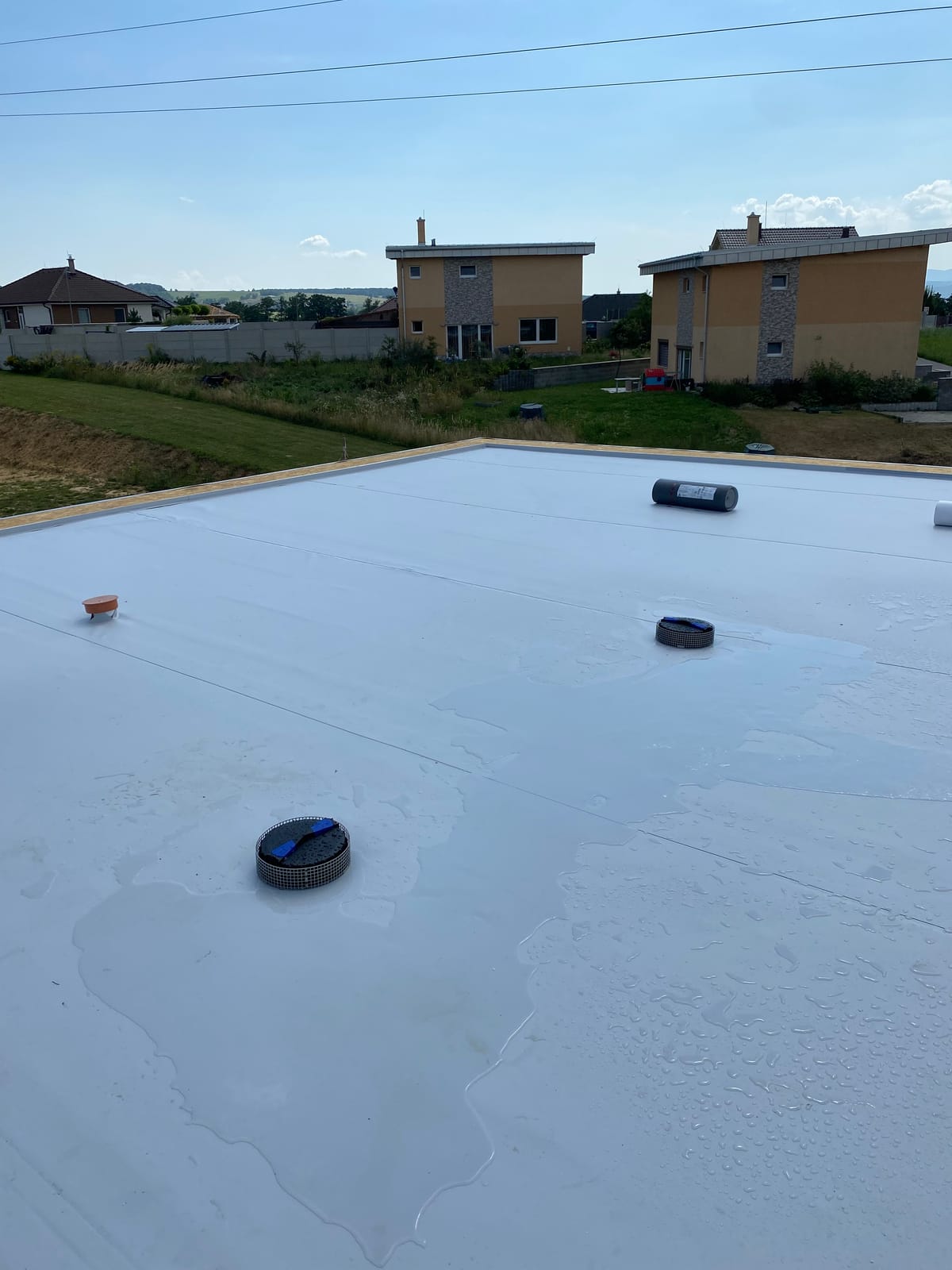 Realizácia — Odvodnenie strechy